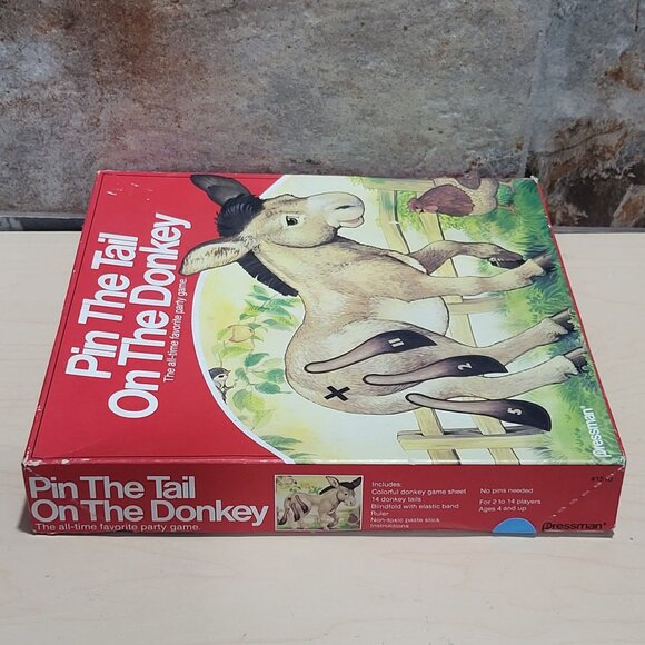 Pin The Tail On The Donkey Game 1986 - Picture 7 of 9